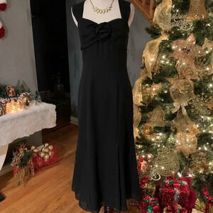 Vintage JESSICA MCCLINTOCK Gunne Sax Mermaid Formal Maxi Dress Size 9/10 USA